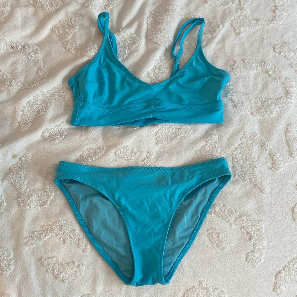 Women’s Arie XS Turquoise Two Piece Bikini Set